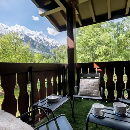 아파트 Stunning Flat With Mont Blanc's View And Balconies 샤모니